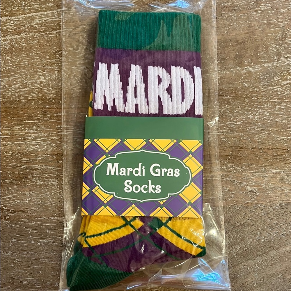 Mardi Gras Argyle Socks